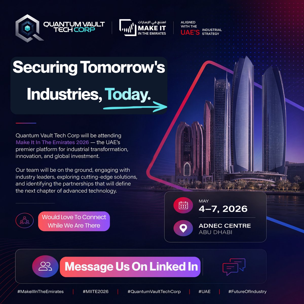 Quantum Vault Tech Corp tweet media