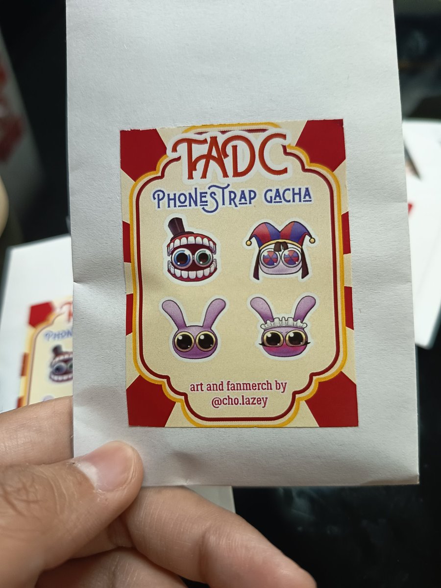 Cholazey's tweet photo. Haloo!!! Aku buka mail order buat stickerpack dan gacha phonestrap, ada yang minat?? 

Fandom : TADC, CRK, FNAF, Pokemon https://t.co/keKUJLKKyh