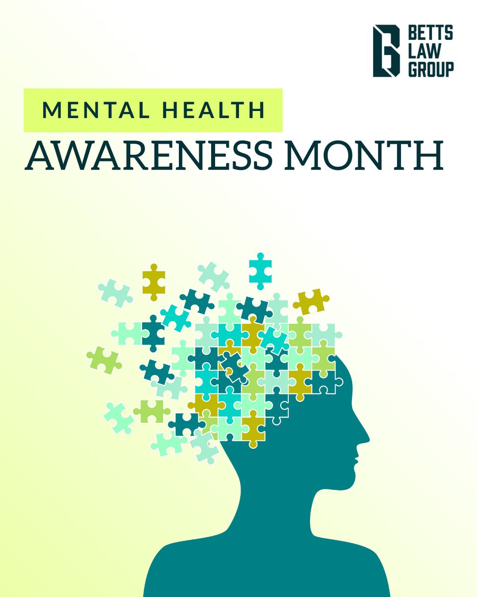 BettsLawGroupPC's tweet photo. Mental health is as important as physical health. We advocate for clients navigating invisible injuries and encourage everyone to seek support — because healing takes courage. https://t.co/oijKHcL1ZL