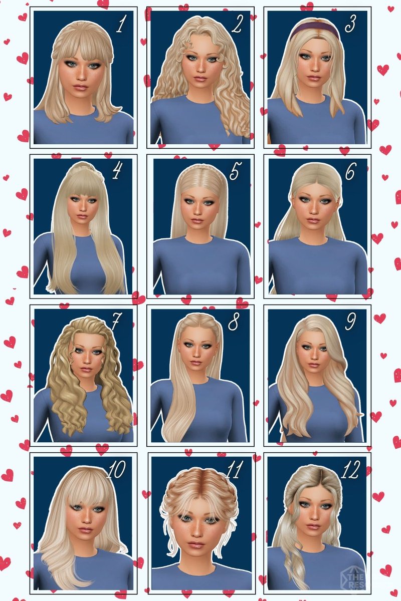 TheSimsResource's tweet image. 🫖 Looking to bring Storybook characters to life?  🎩 Fall down the rabbit hole and into pure whimsy with this dreamy Alice-inspired lookbook full of hairstyles to bring that Wonderland Charm! 🐰 
Get the Links 👉 bit.ly/4mPW1oQ

#ts4 #ts4cc #aliceinwonderland #thesims4