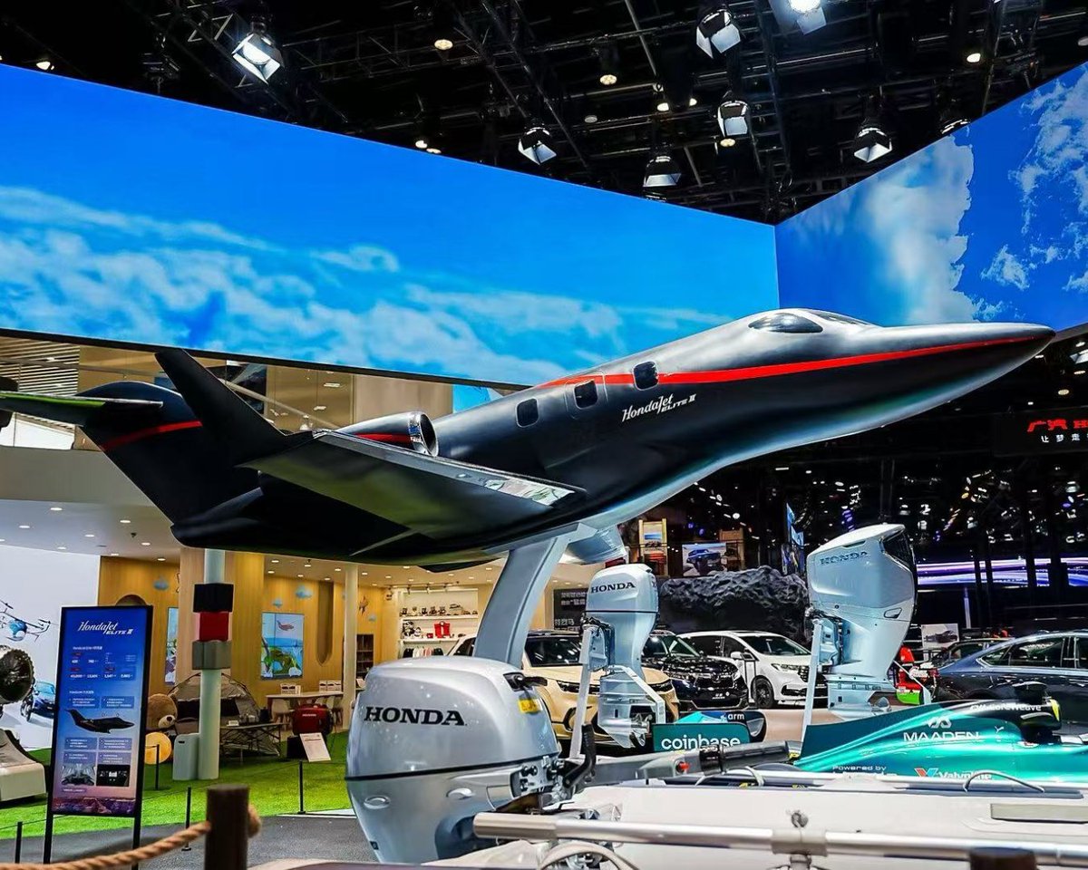 hondajet's tweet image. The world's largest auto show is currently underway in #Beijing ✈️

#AutoChina2026 #AutoShow #HondaJet