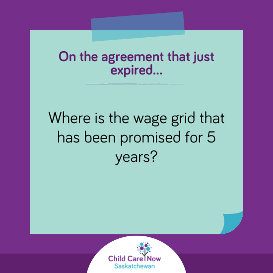 CCNowSask's tweet image. Looking for answers about the new SK child care agreement? So are we! We're posting our most burning questions for Minister Hindley here the next few weeks, for you to share and ask him (or your MLA) as well!

Find the full list of questions on our website (link in bio)

#skpoli