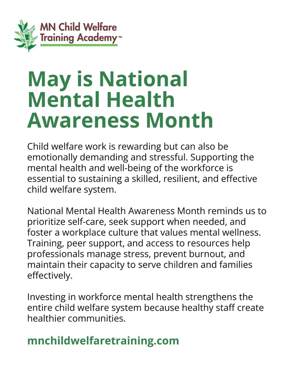 Minnesota Child Welfare Training Academy tweet media