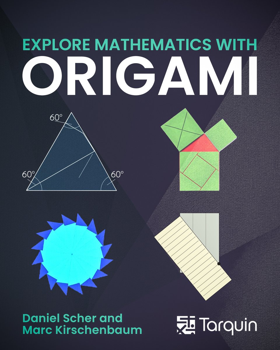 TarquinGroup's tweet photo. Bestselling ebook this week is “Explore Mathematics with Origami”. Discover how origami can support your teaching goals.   
 https://t.co/briHI7rCA5 › products › explore-mathematics-with-origami
 #Mathematics #Origami #EducationalResources #STEMLearning #MathsTeachers https://t.co/uiQbxQK1jD