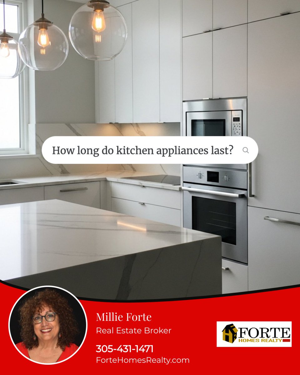 agentmforte's tweet image. Repair or replace? 🏡🔧

Appliances last ~10–15 years, but it depends on use and condition.

💡 Newer + minor issue → repair
⚡ Older + frequent problems → replace

Knowing when to switch can save money and stress.

#kitchendesign #homeappliances