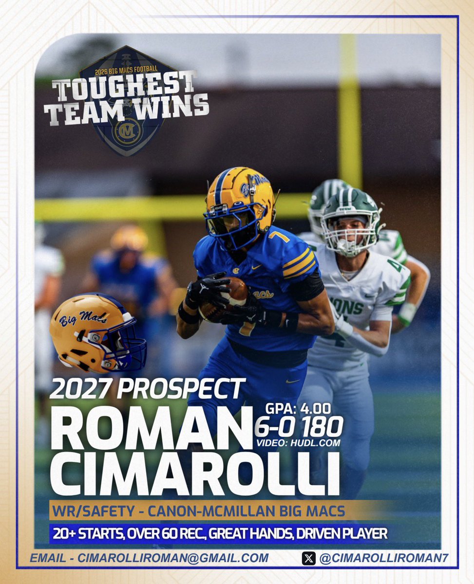 CANON-MCMILLAN FOOTBALL tweet media