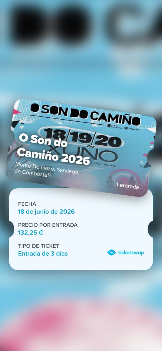 leighspower's tweet photo. Vendo entrada festival para ver a KATY PERRY, LINKIN PARK, DJ SNAKE &amp; LOLA ÍNDIGO para O SON DO CAMIÑO en Satiago de Compostela días 18, 19 y 20 de Junio. Mas info md https://t.co/l1JZA0UQq2