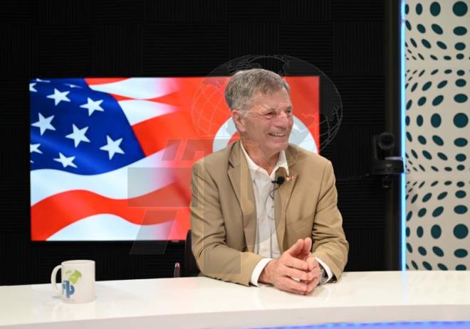 TapNewsAgency's tweet image. #Tunisia-#Wyoming partnership spanning over two decades is now delivering concrete results, @GovernorGordon said in interview, likening it to "planting an olive tree" &amp;amp; highlighting expanding cooperation beyond security to include academic, agricultural &amp;amp; water research.
 #TAP_En