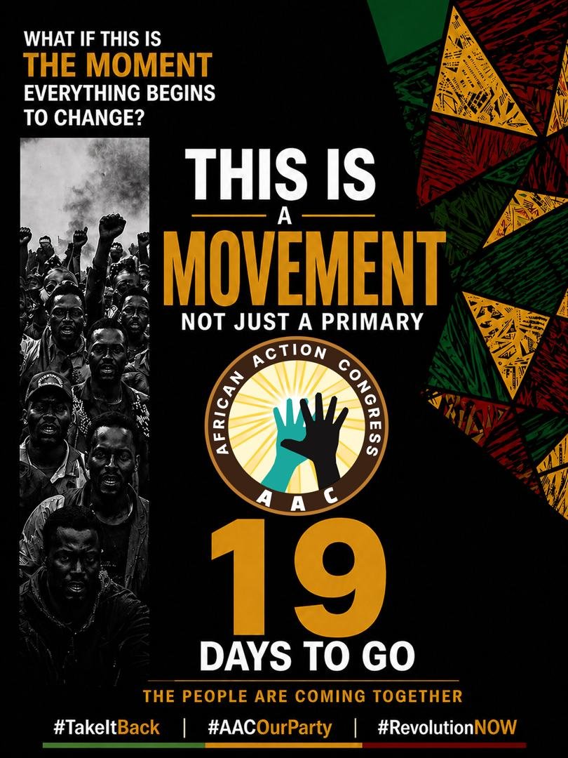19 days to the most important political party primaries in Nigeria
#AACOurParty