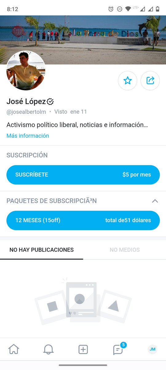 ¡Feliz Día del Trabajo a Chepe! Porque vivir del Only Fans ha de estar difícil.
