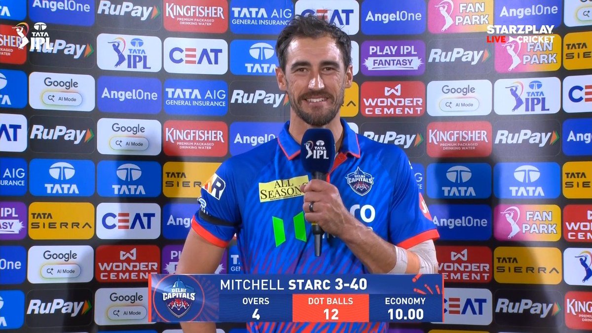 lightningspeedk's tweet image. Cobwebs blown away tonight 🔥

#RRvDC #IPL #Jaipur #MitchellStarc
