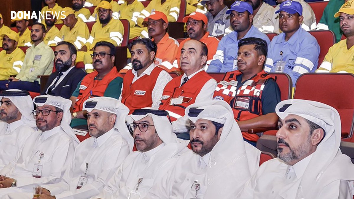 dohanews's tweet image. #Qatar’s @albaladiya celebrated International Workers’ Day with a series of events highlighting the dedication and contributions of workers nationwide. The programme featured recognition ceremonies, awareness workshops, training sessions and medical check-ups in partnership with