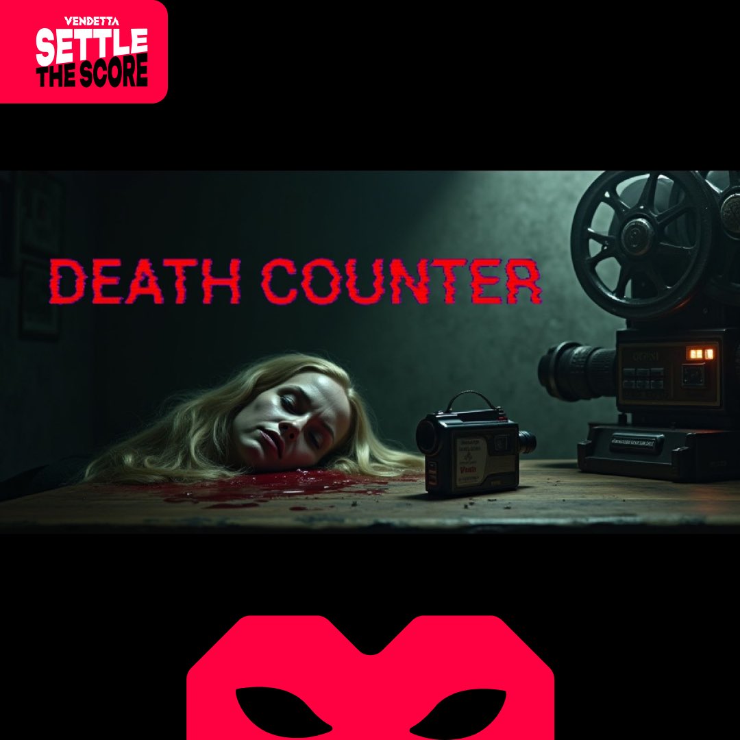 withvendetta's tweet photo. LIGHTS... CAMERA... DEATH!!!

our next Settle The Score is Death Counter! — an original camera-centered psychological horror!

🎥 film dead bodies from the past
#️⃣ help the counter in the future by filming as much as possible
👻 beware of unsettling spirits...

wishlist now: https://t.co/jrdva3mLie