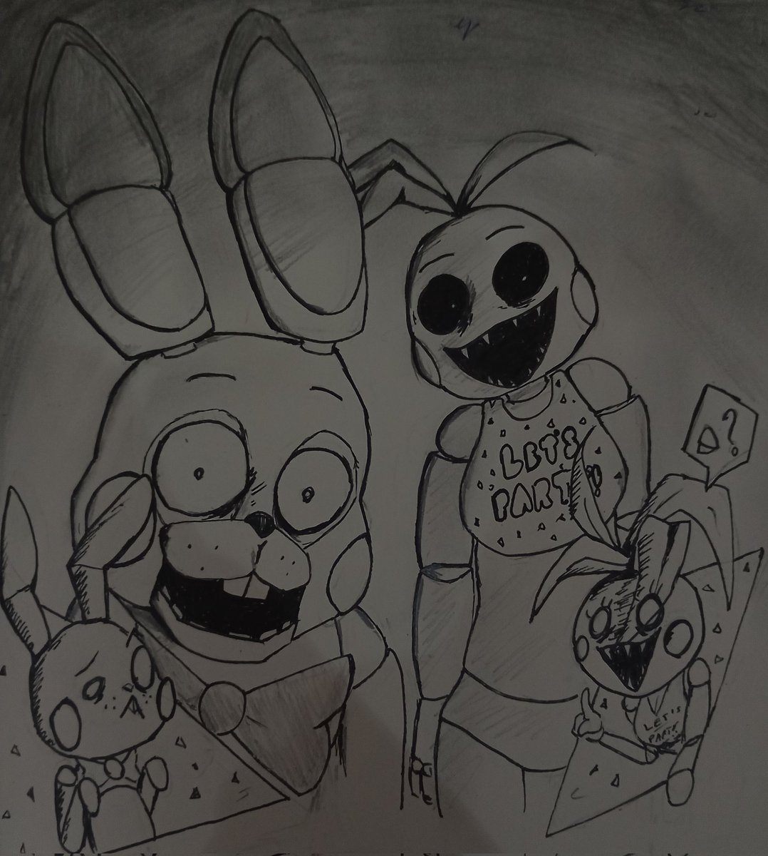 JCNantesss's tweet image. Os Toys 
#Fnaffanart #Fnaf2 #ToyBonnie #ToyChica