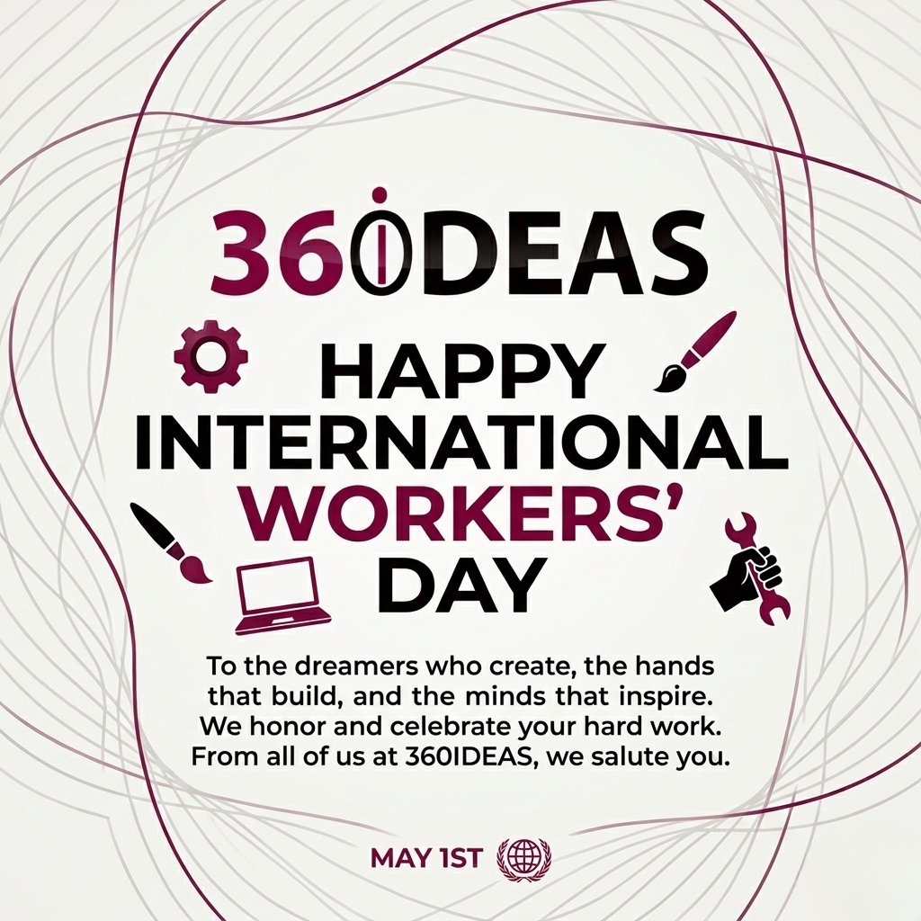 3sixtyideas's tweet photo. Building something from nothing is the hardest (and most rewarding) work there is. Happy #WorkersDay to everyone out there grinding to make their vision a reality. 🌍🚀
What are you building today? Drop it below! 👇 #MayDay #360ideas https://t.co/WvFctw1Yyr
