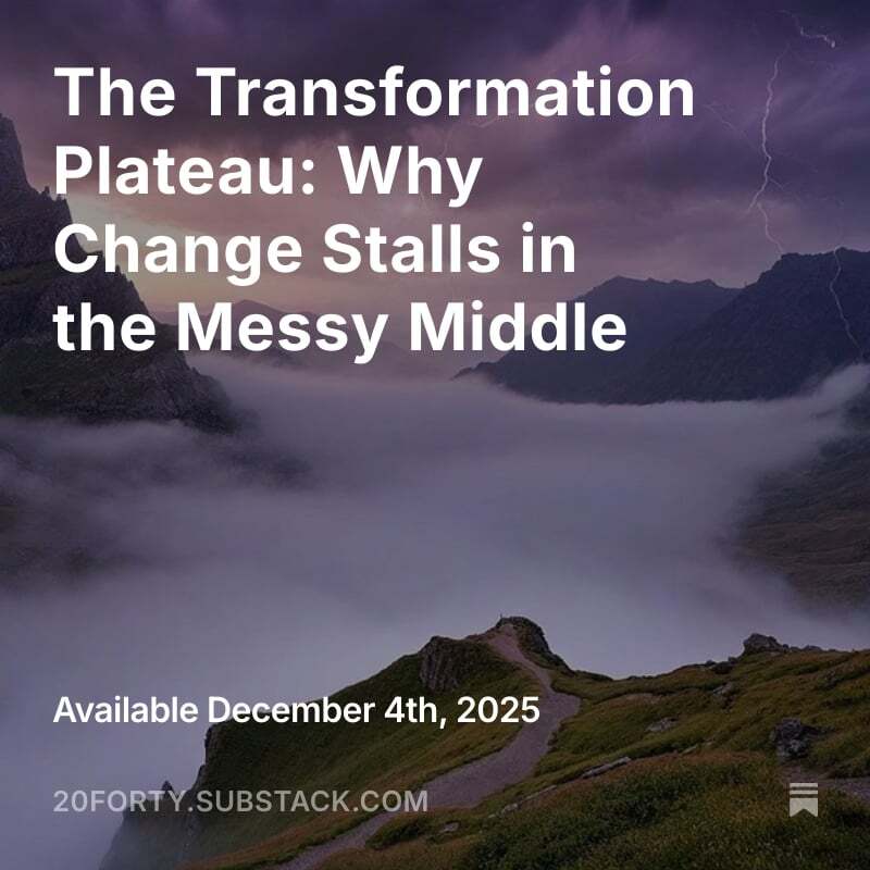 2040Digital's tweet image. Meeting attendance has dwindled. The same questions get asked repeatedly. 
Welcome to the transformation plateau.
hubs.ly/Q04f5rb20
#TransformationLeadership #ChangeManagement #OrganizationalChange