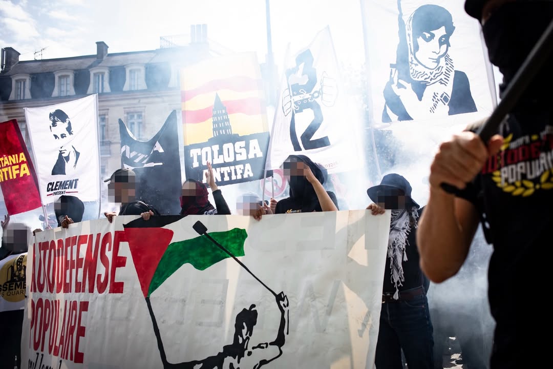 ultras_antifaa's tweet image. #France — Antifascists at May Day demonstrations in Toulouse.