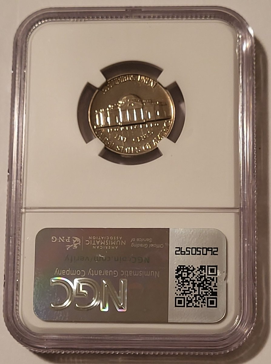 TNumismatics's tweet photo. **Coin of the Day**
1959 Jefferson Nickel Proof PF69 NGC Portrait Label
Always FREE Domestic Shipping! https://t.co/lKDVZ4N3Lc
#coins #coincollecting #NGC #ngccoins #ngccoin #proofcoins #nickels #jeffersonnickel #gradedcoins #certifiedcoins https://t.co/kpVyV6nDgR