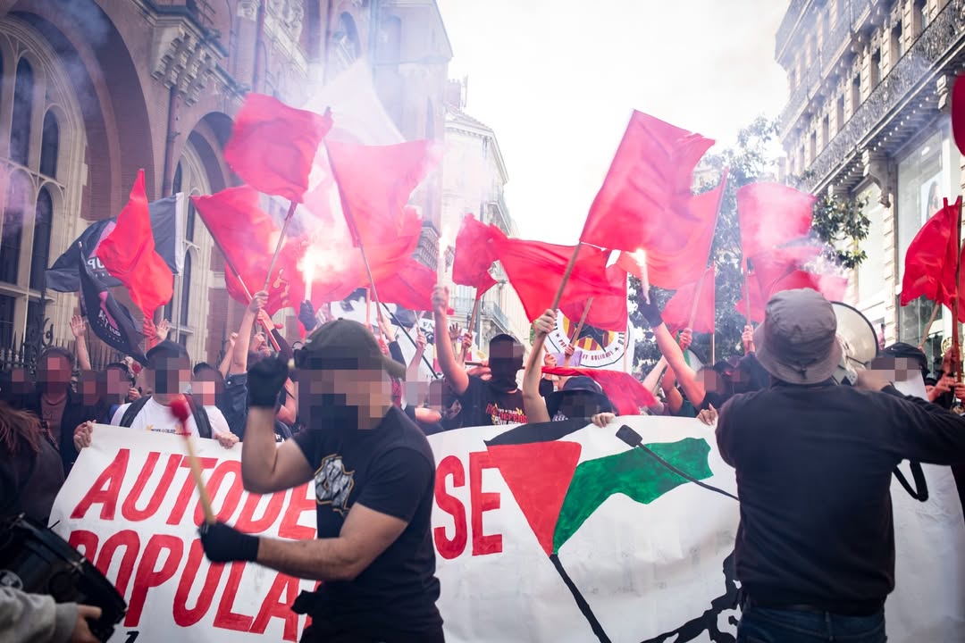 ultras_antifaa's tweet image. #France — Antifascists at May Day demonstrations in Toulouse.