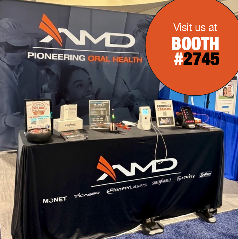 amdlasers's tweet photo. Ready to go at AAO! 

Come visit us at BOOTH 2745 to test drive the Monet+ laser curing light--the only light on the market that can cure bracket attachments in just one second.

See you there! https://t.co/kLyUZRg3x6