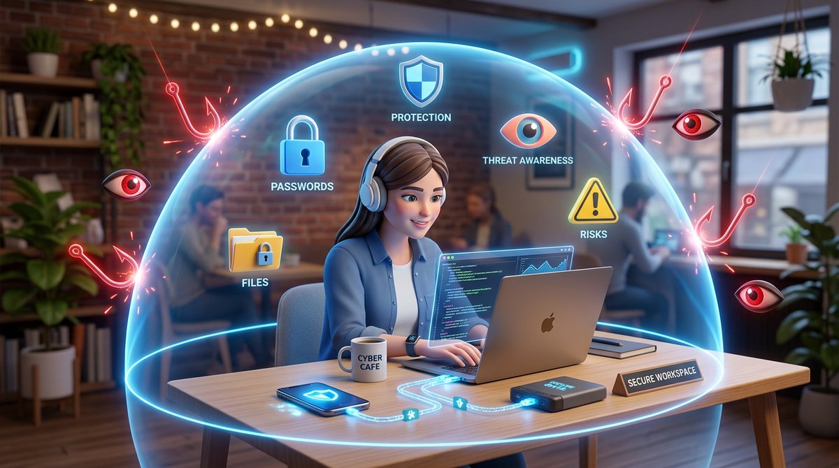 asifriazbukhari's tweet image. Freelancing in 2026? Security matters 👇

• Strong, unique passwords
• Public Wi-Fi = risk
• Protect client files
• Watch phishing
• Keep everything updated
One slip can cost you work.
ExtremeVPN adds that extra layer wherever you connect.
#CyberSecurity #Freelancers #VPN