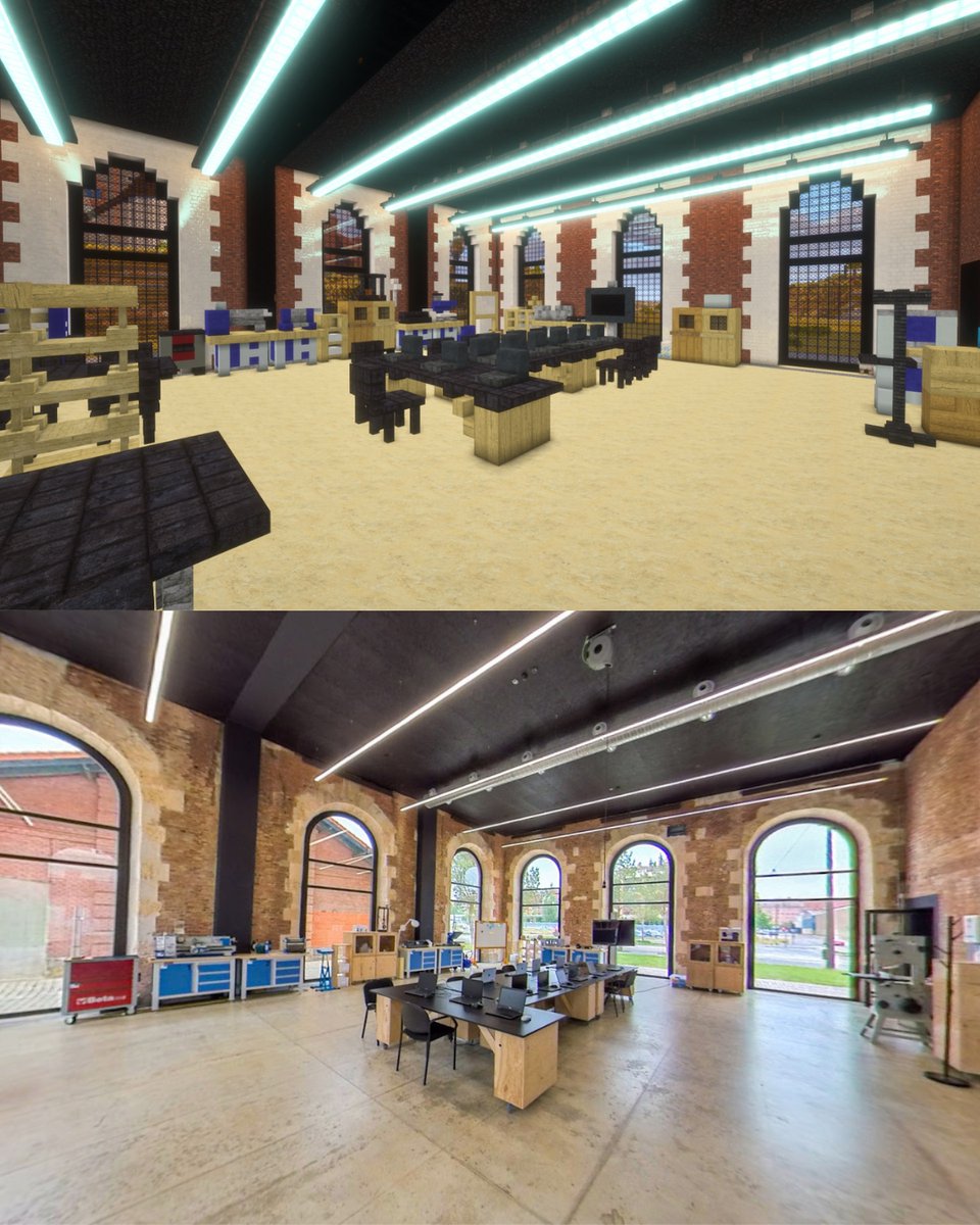 Minecrafteate's tweet photo. La Estacion (Burgos) Minecraft VS Realidad

#burgos #castillayleon #minecraftbuilds #minecraftbuildings #minecraft #minecraftideas #minecraftbuild #minecraftidea

Fuente fotos reales:

By Emilio J. Rodríguez Posada - Callejeando por Burgos, CC BY-SA 2.0, https://t.co/UYceXX0szK https://t.co/Sdm5VXRDTs