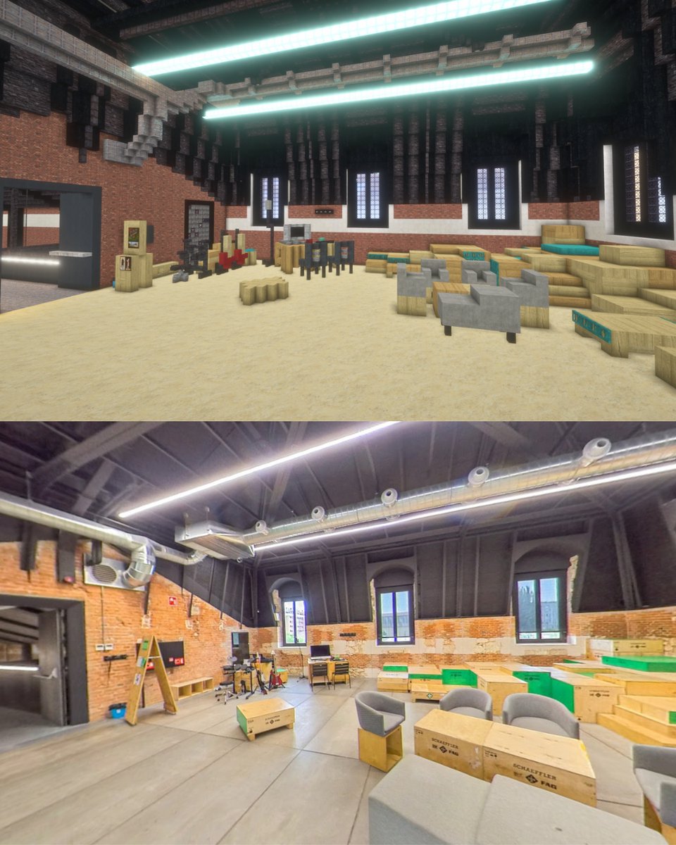 Minecrafteate's tweet photo. La Estacion (Burgos) Minecraft VS Realidad

#burgos #castillayleon #minecraftbuilds #minecraftbuildings #minecraft #minecraftideas #minecraftbuild #minecraftidea

Fuente fotos reales:

By Emilio J. Rodríguez Posada - Callejeando por Burgos, CC BY-SA 2.0, https://t.co/UYceXX0szK https://t.co/Sdm5VXRDTs