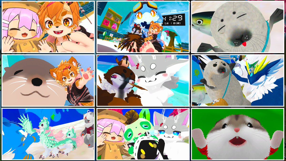 VRCHAT_FoxABC's tweet photo. 「VRCふれあい動物園」に行ってきました!
#VRChat_EVENT #VRCふれあい動物園 #ふれ動 https://t.co/kCboO5zcjF