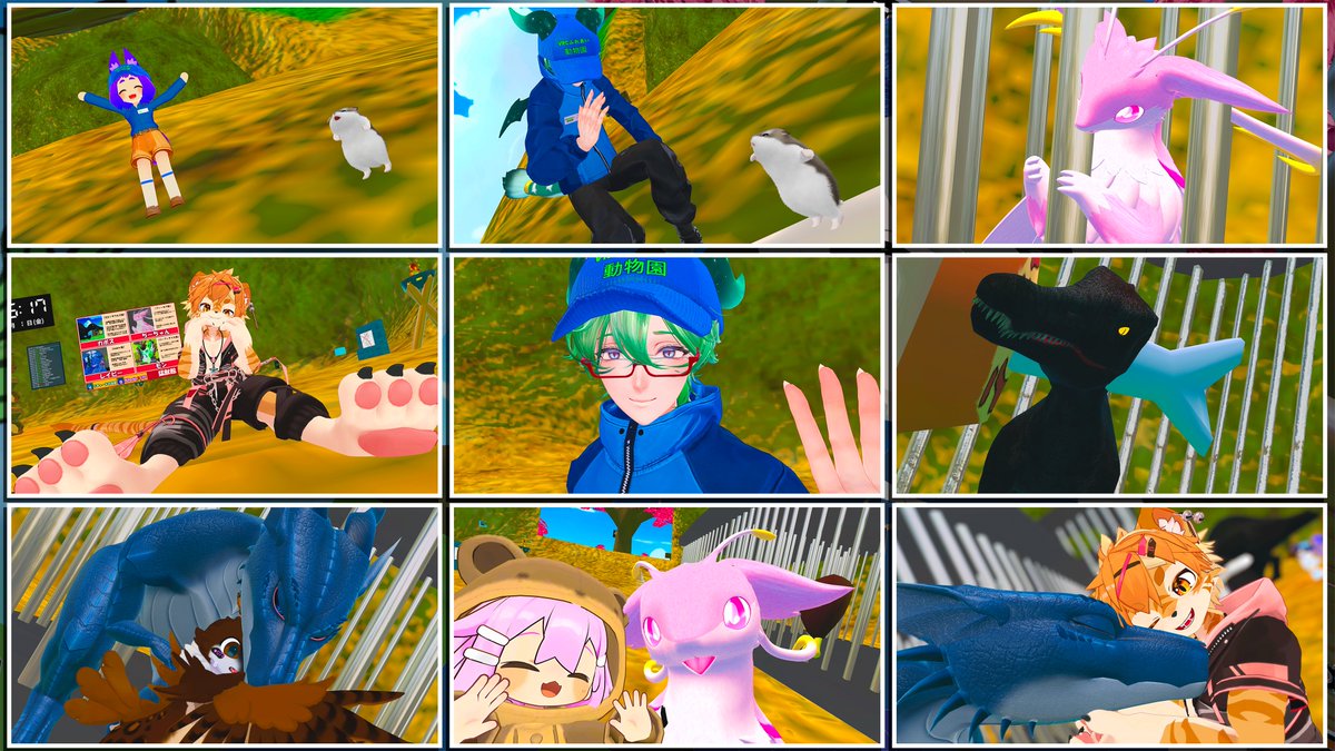 VRCHAT_FoxABC's tweet photo. 「VRCふれあい動物園」に行ってきました!
#VRChat_EVENT #VRCふれあい動物園 #ふれ動 https://t.co/kCboO5zcjF