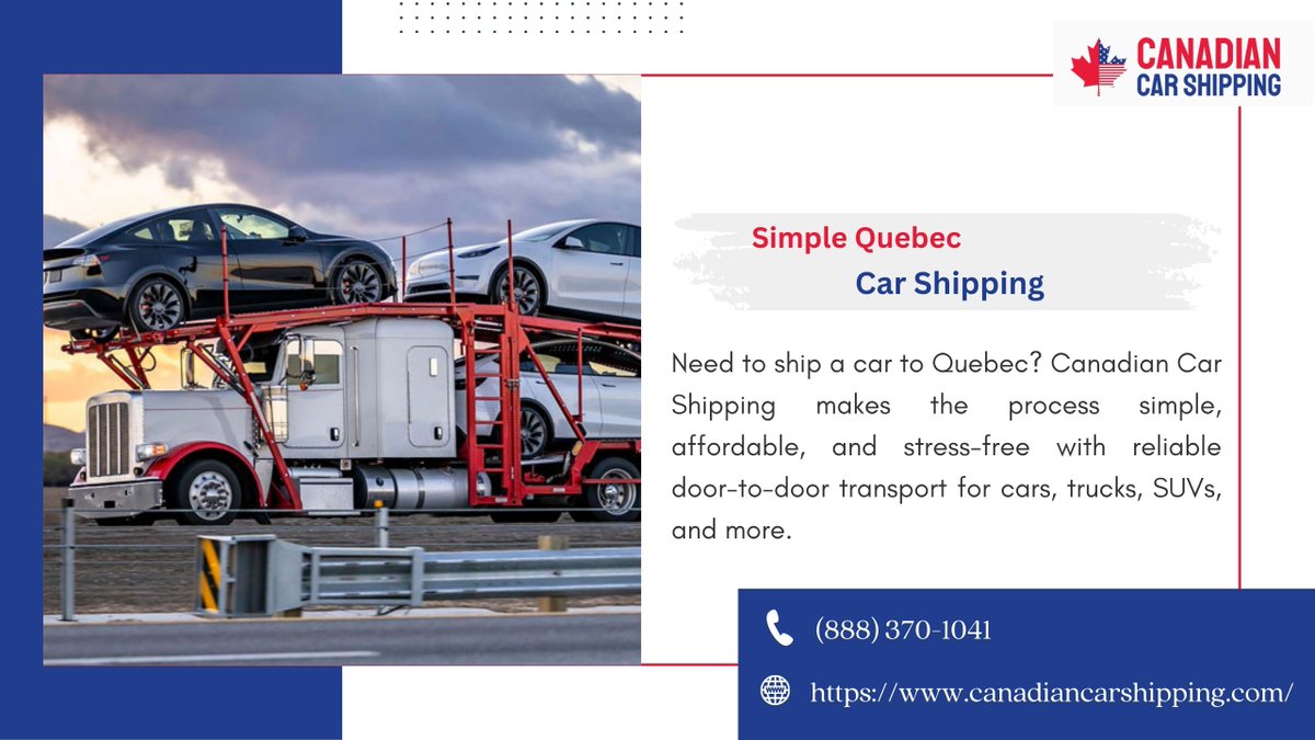 Canadian Car Shipping tweet media