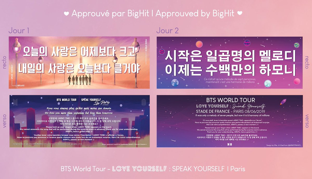Señor bro , que dices que los banners no se pueden repartir en un sitio asi de grande 
Stade de France, 2019, mayor capacidad que el Metropolitano, dos dias, los banners.
Anda dile a tu madre que te de lecciones de kpop antes de hablar.