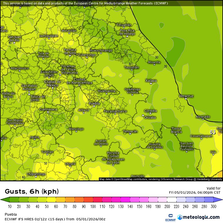 Meteorología Puebla tweet media