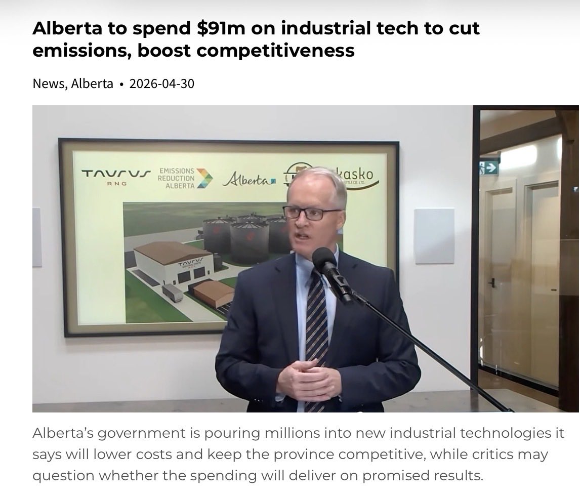 MaximeBernier's tweet photo. Hey @ABDanielleSmith, there's no climate emergency. CO2 isn't a pollutant. Stop wasting money on these kinds of projects and be financially responsible. https://t.co/yk43ftVrLY