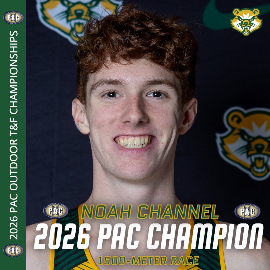 SVC_Bearcats's tweet photo. Freshman Noah Channel is your PAC Champion in the 1500-meter race! He raced a winning time of 4:02.04. #SVC #GoBearcats @SVCXCTF https://t.co/3q3obFxQGx