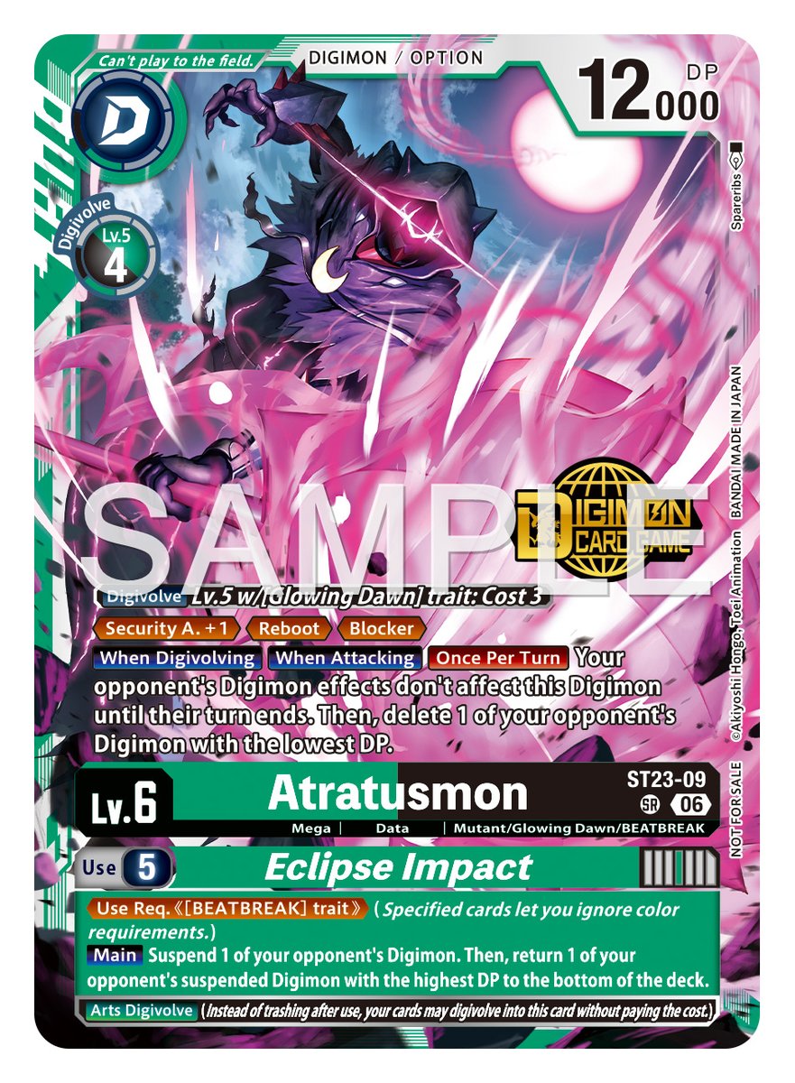 Official Digimon Card Game English Version tweet media