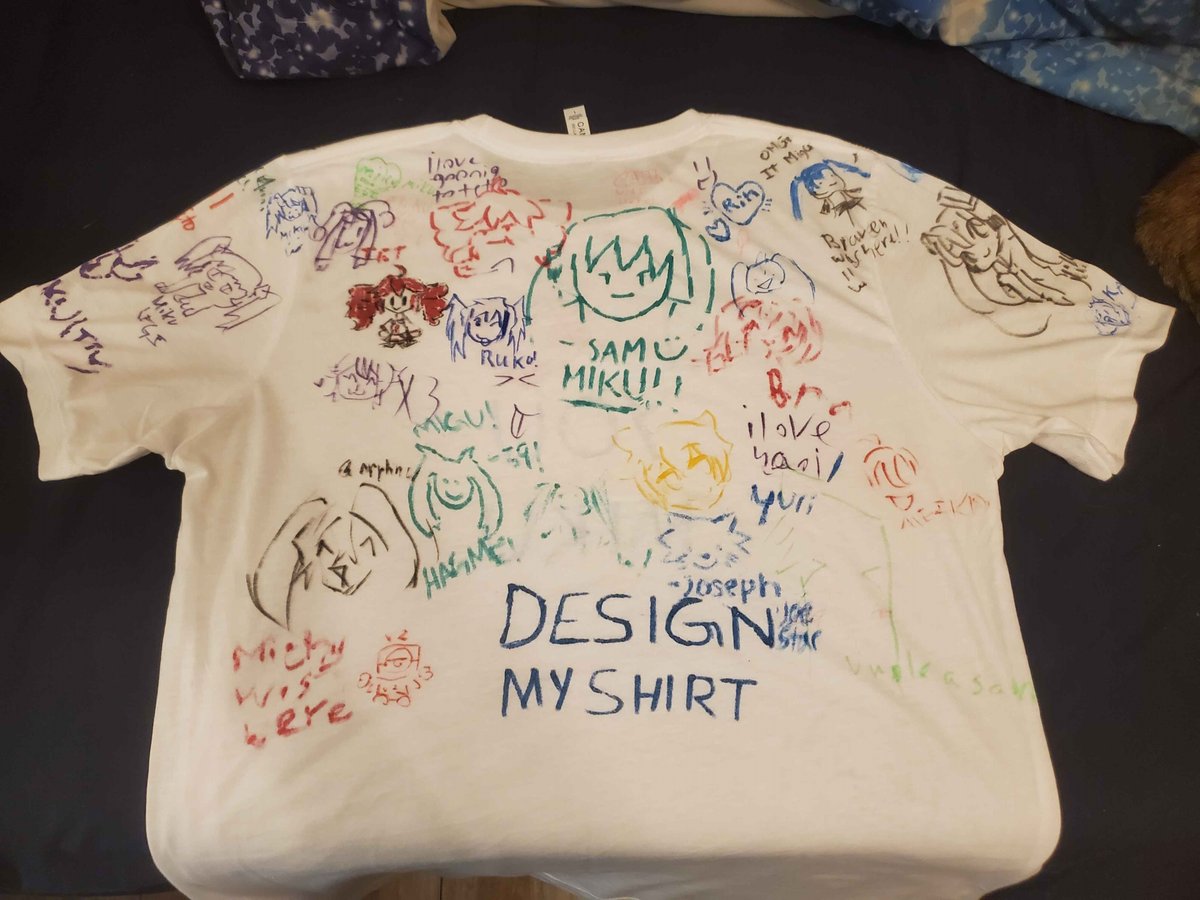 HvzeI's tweet photo. Hey Hey, Thank you to everyone at Grand Prairie Miku Expo who signed my shirt, Amazing first Expo experience for me and my bro, it was sooo funn!!!! :3
#MIKUEXPO2026 https://t.co/aBRlODMcgl