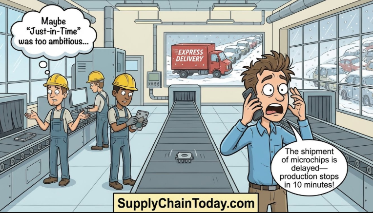 SupplyChainBlog's tweet image. JIT is great, until it's not.  #supplychain  JIT takes a great deal of discipline.