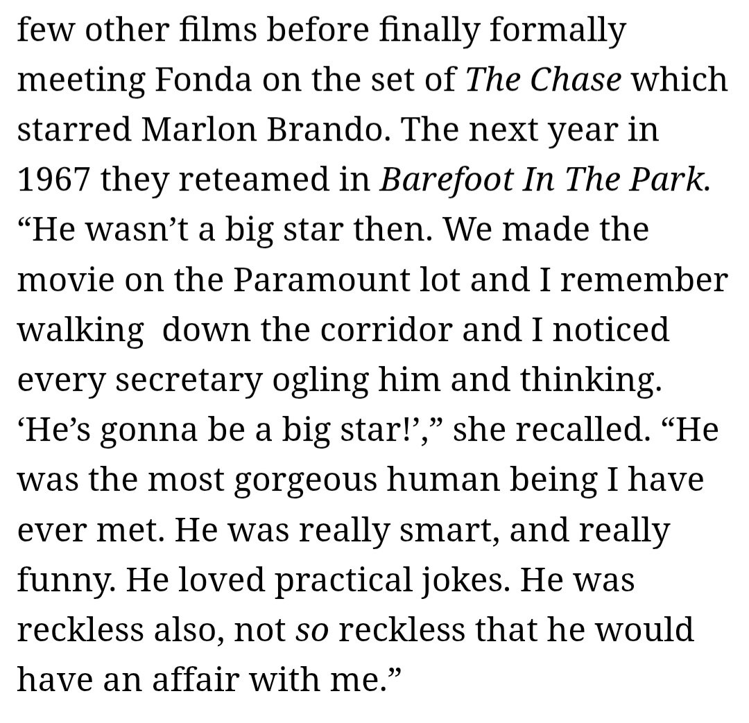 No one wanted to fuck Robert Redford as badly as Jane Fonda, everyone pack it up