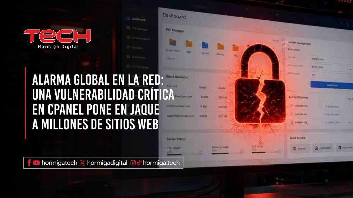 Hormigadigital's tweet image. 🧵Una falla de seguridad masiva, calificada con una severidad crítica de 9.8 sobre 10, ha desatado una crisis en la #infraestructura de #internet global. #news #tech #noticias #falla