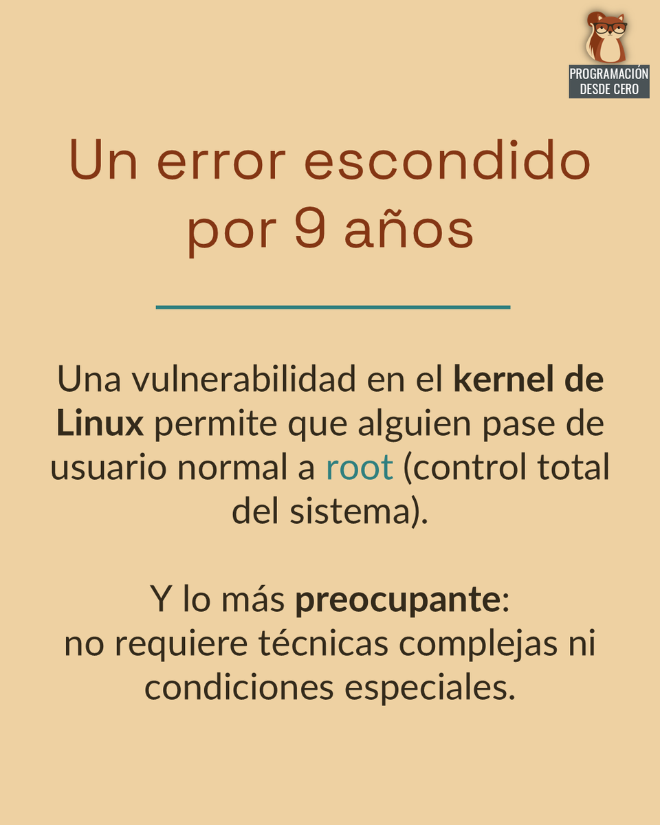 Programación Desde Cero tweet media