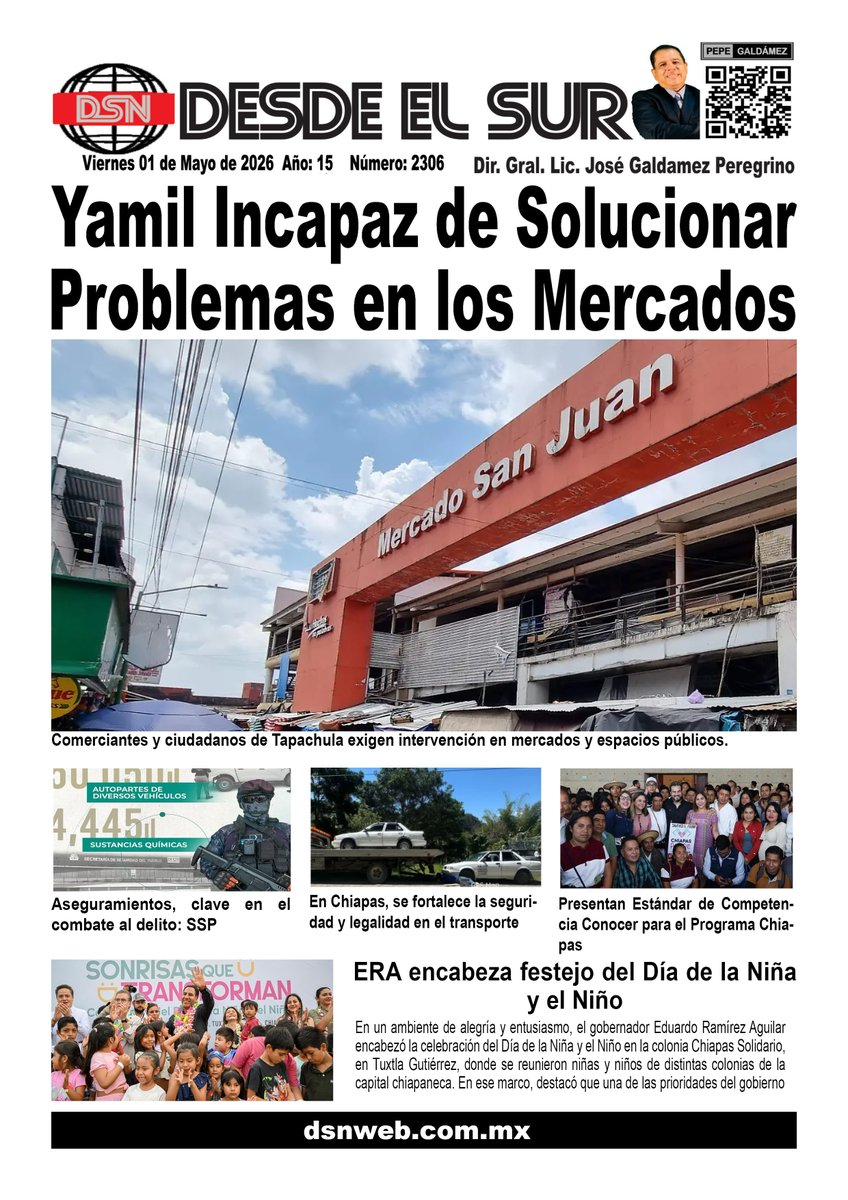DS_Noticias's tweet image. Comerciantes de Tapachula denuncian abandono en mercados y proliferación del comercio informal. Exigen al gobierno municipal y estatal recuperar espacios públicos, regular locales y frenar abusos.

dsnweb.com.mx

#Tapachula #Chiapas #Comercio #DenunciaCiudadana #México