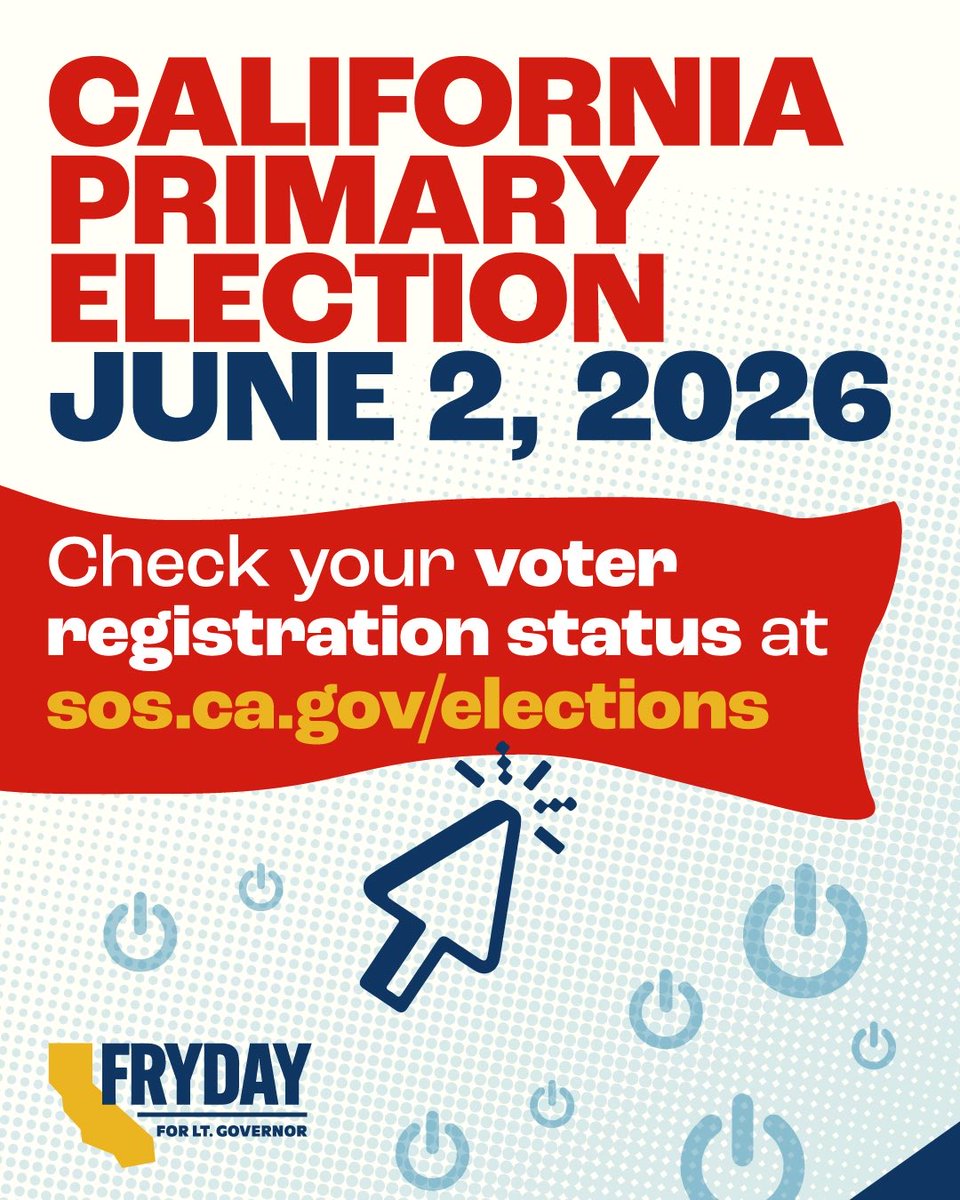 sushbushi's tweet photo. Ballots are almost out. 

Join me in supporting Josh Fryday for Lieutenant Governor before June 2.

Let’s get it done, California. https://t.co/u233iM9Pan