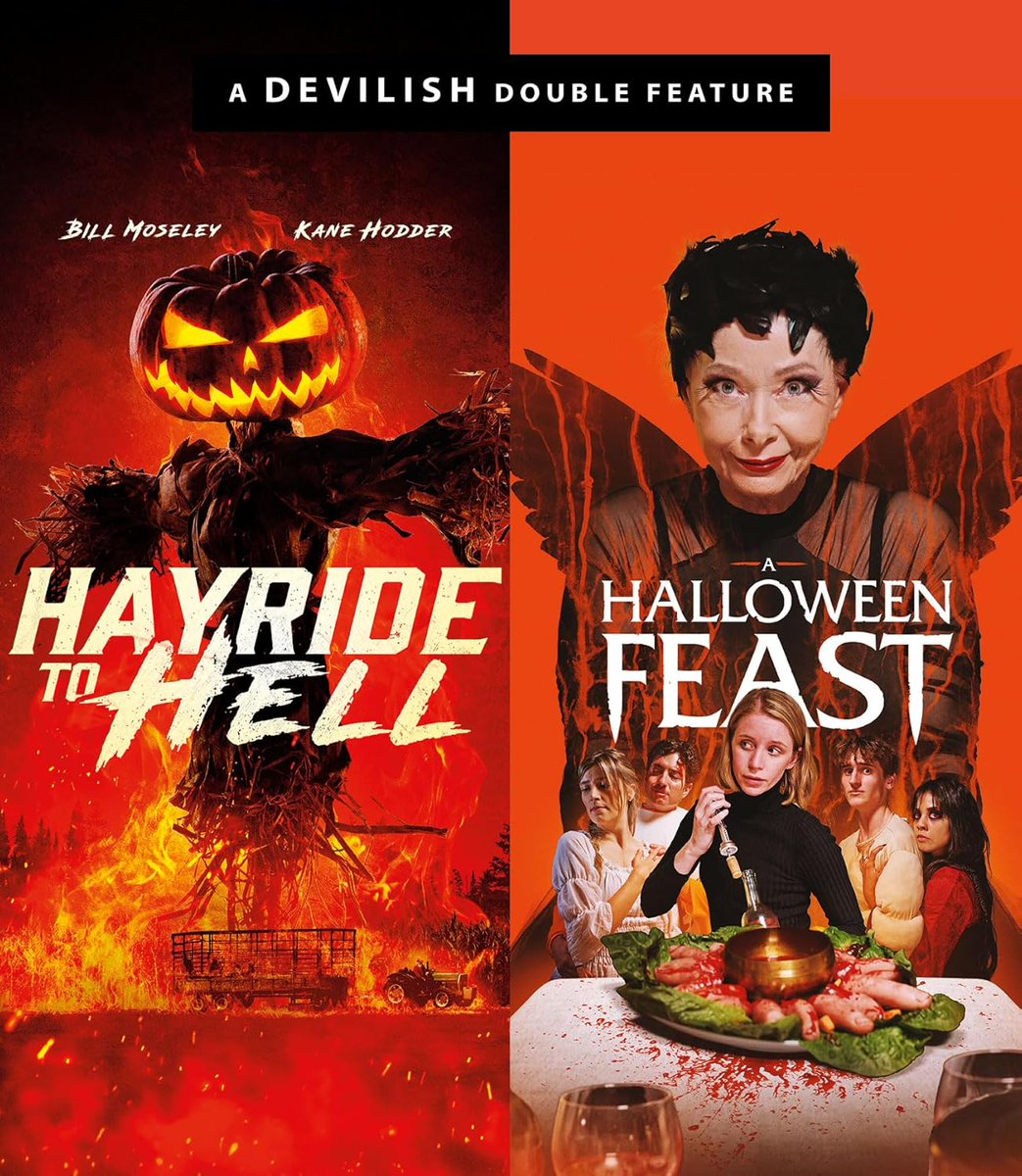 The_Ent_Factor's tweet photo. The horror double feature HAYRIDE TO HELL + A HALLOWEEN FEAST (2022-2024) has been released on Blu-ray

https://t.co/XExGc5nxou

#bluray #hayridetohell #ahalloweenfeast #horror #horrormovies #doublefeature @DarkStarPics https://t.co/TphBnIH7pq