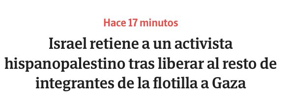 Vaya notición para Moncloa y los líos de don Pedro.
Una semanita de humo reivindicativo para el PSOE..!!!!