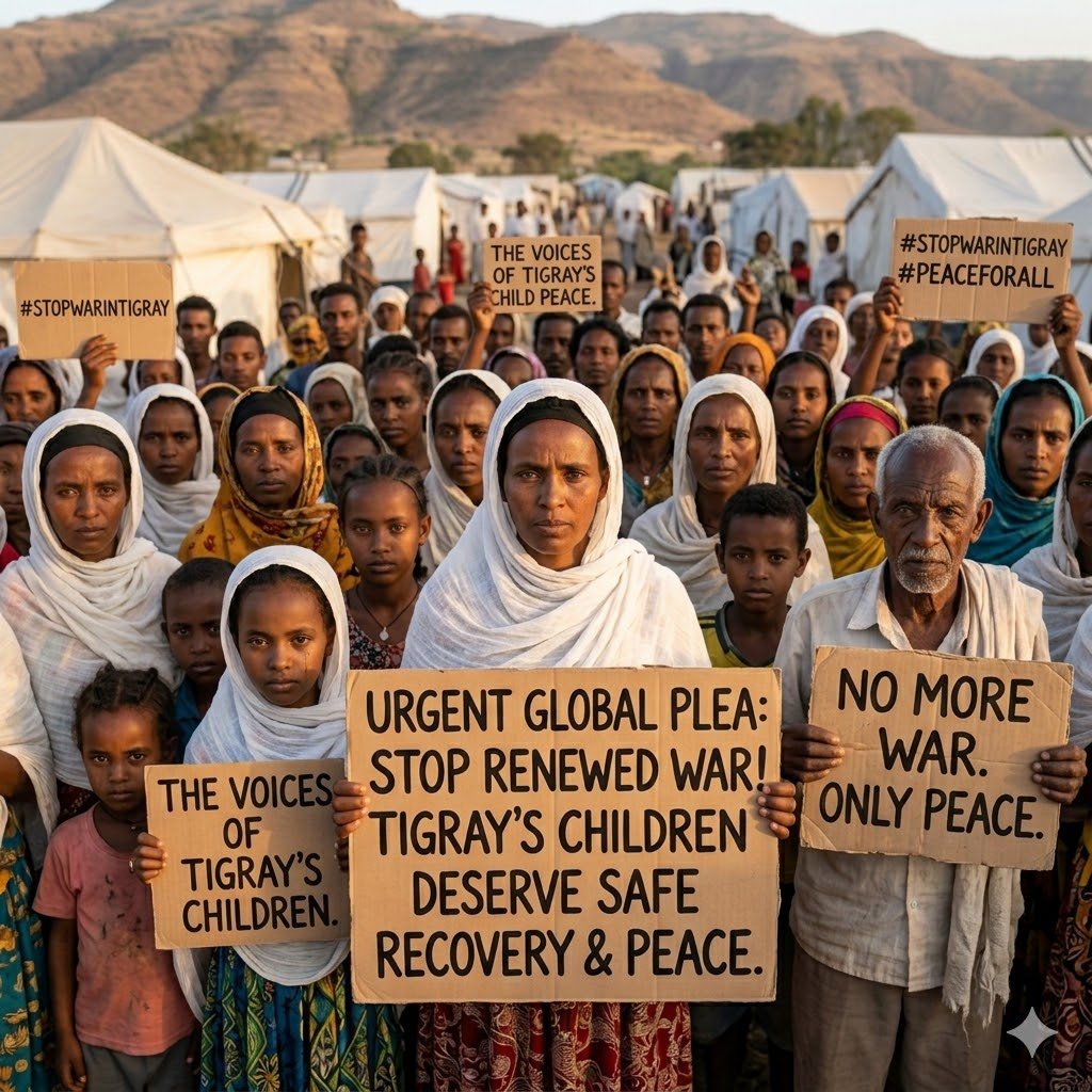 Romha12's tweet photo. @EUinEthiopia #JusticeForTigray‼️
We call on the #IC to move beyond statements &amp; take early preventive measures. #Tigray’s people, still bearing the scars of a genocidal war, cannot endure renewed conflict.
@BBC @CNN @SkyNews @AP @CBC @FRANCE24 @cnalive @_AfricanUnion @Reuters @AlJazeera @hrw https://t.co/4DGHq2WjG3