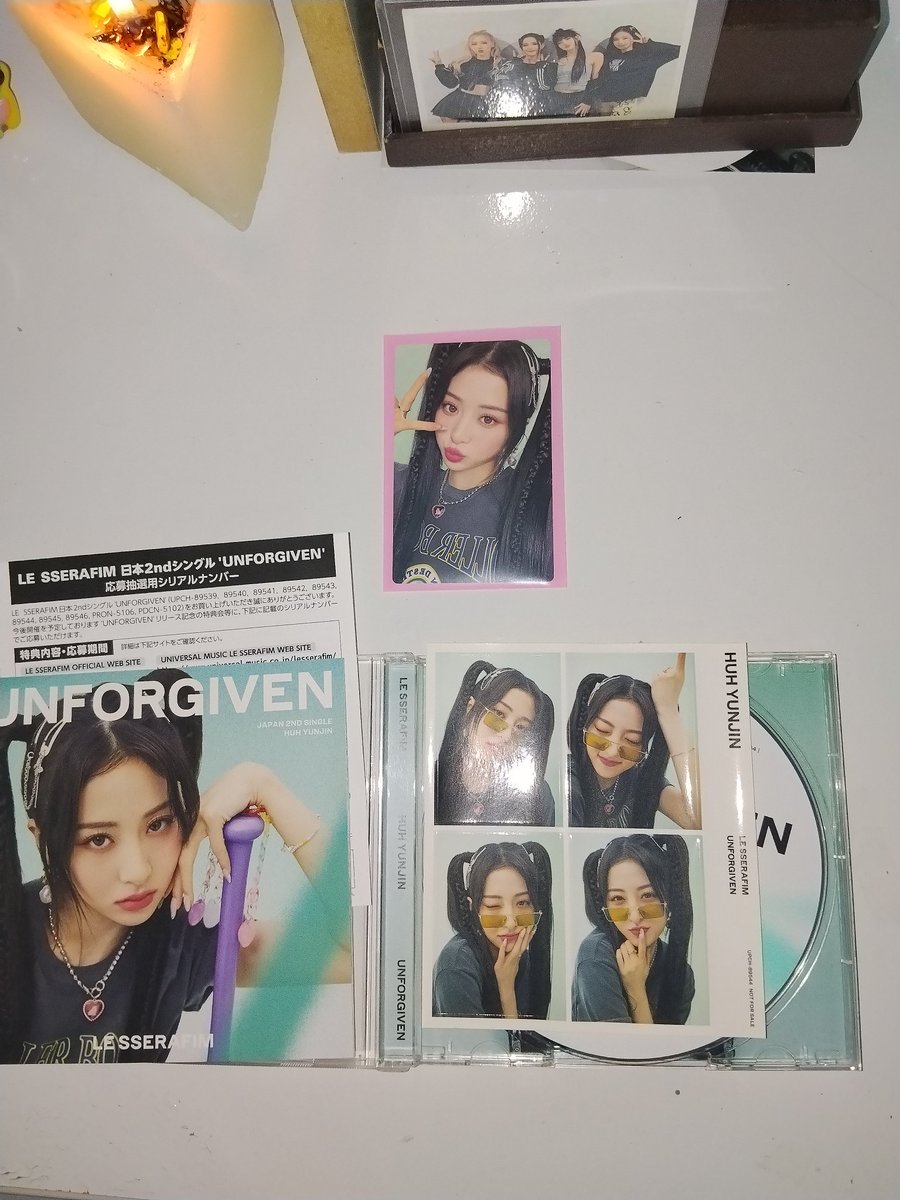 coffedoarda's tweet photo. @lesserafimvt 
yunjin unforgiven COMPLETO 
85+frete calculado 
mais informações pv https://t.co/QB65EmrMPU