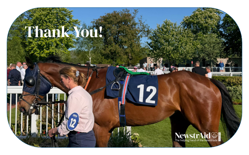 NewstrAid's tweet image. A huge ‘thank you’ to everyone that joined us for a sunny afternoon of horse racing at Lingfield Park on 30th April where we raised over £1,800 from the raffle alone. 

You can view some photos of the event here: 
flickr.com/photos/newstra…  

#Fundraising #ThankYou
