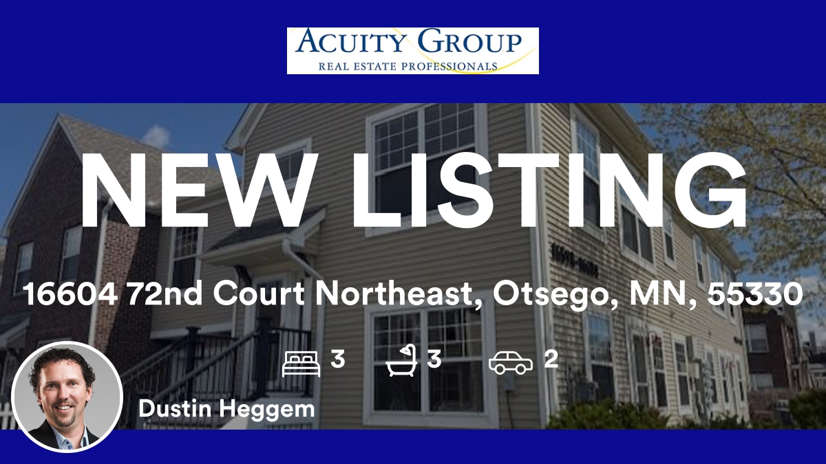AcuityGroupER's tweet photo. 🛌 3 🛀 3 🚘 2
📍 16604 72nd Court Northeast, Otsego, MN, 55330

My latest listing on RateMyAgent.
Real Estate Broker 40218960

...
#ratemyagent #realestate #Acuity_Group https://t.co/R2rzDgzBD3