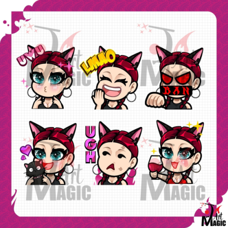 SofiaV80649's tweet image. Need custom emojis for your Discord or Twitch? 🎮🔥 #DiscordEmojis #TwitchEmotes #Emotes #GraphicDesign #Freelancer #SmallBusiness #Freelancer