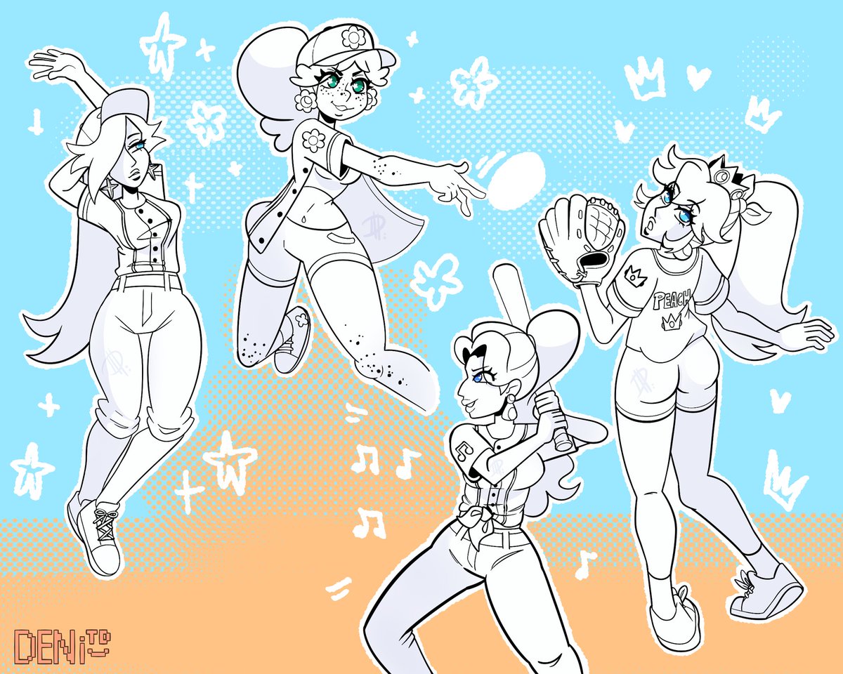 deniiTD's tweet image. Batter up! ⚾️💖
#nintendo #mario